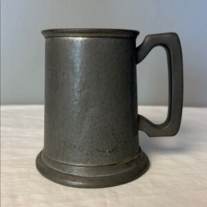 Craftsman Pewter Tankard Sheffield England Vintage Mug Cup 5in English Pewter